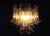 Vintage Italian Murano Chandelier with 36 Lattimo Amber Glass Petals, 1990s For Sale - Image 8 of 17