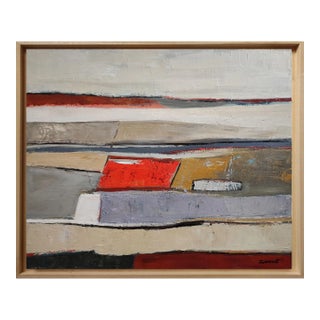 Lisiere Interieure, Contemporary, Abstract Landscape, Framed by Sophie Dumont For Sale