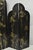 Decorator Chinoiserie Black Lacquer Oriental Painted 4 Panel Room Divider Screen For Sale - Image 10 of 16