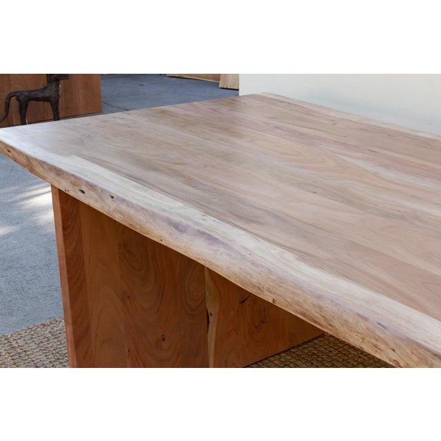 Pacifica 108" Long Grand Live Edge Dining Table For Sale In Los Angeles - Image 6 of 9
