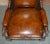 Restored 19th Century Antique Russian Mahogany & Gilt Metal Partner Desk With Leather Armchair For Sale - Image 10 of 12