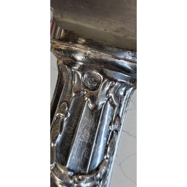 Silver Carving Utensils from Minerva, 1890s, Set of 2 For Sale - Image 9 of 13