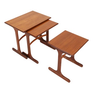 Teak Wood Nesting Tables by G-Plan, 1970s, UK, 1970s, Set of 3 For Sale