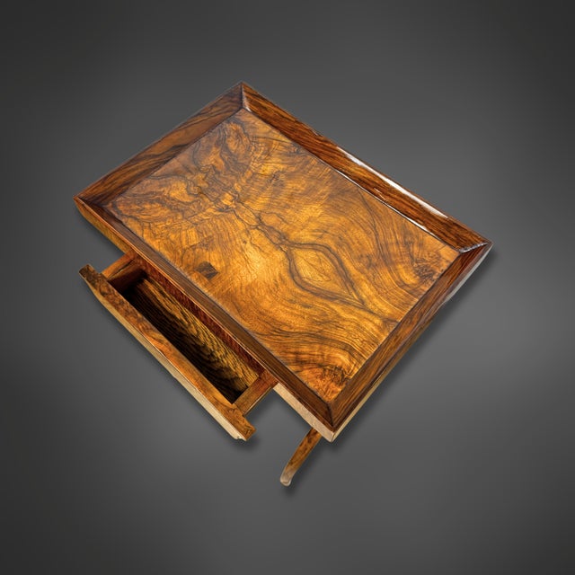 Early 19th Century Side Table in Walnut, France, 1830s For Sale - Image 5 of 8