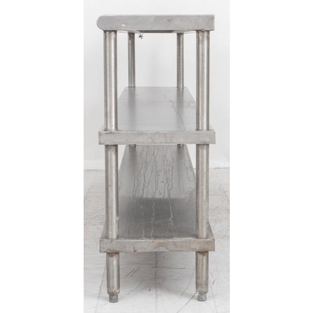 Industrial Stainless Steel 3-Tier Work Table | Chairish