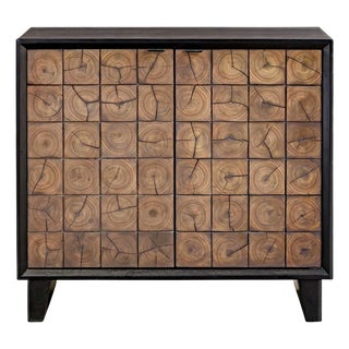 Muestra Wood Grain 2 Door Cabinet For Sale