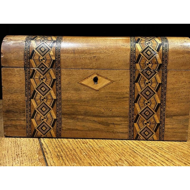 Victorian Jewellery or Trinket Box from Tunbridge Ware For Sale - Image 5 of 16