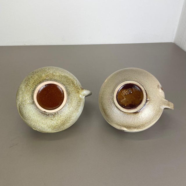 Pottery Vases 313 by Kurt Tschörner for Ruscha, Germany, 1960s, Set of 2 For Sale - Image 17 of 18
