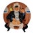 1985 Davenport Pottery "Jack Tar" 3d Relief Ceramic Plate by Douglas v. Tootle For Sale