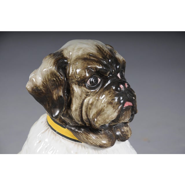 Ceramic Ceramic Pug Dog Figurine, England, 20th Century For Sale - Image 7 of 18