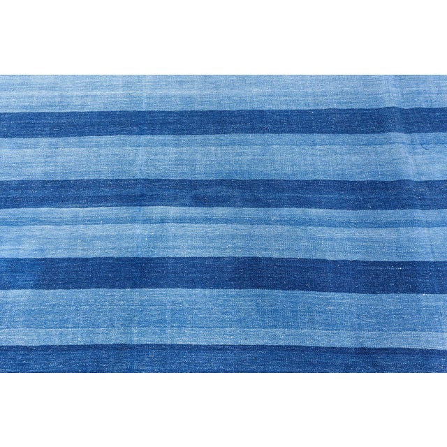 Vintage Indian Dhurrie Rug Doris Leslie Blau For Sale - Image 4 of 9