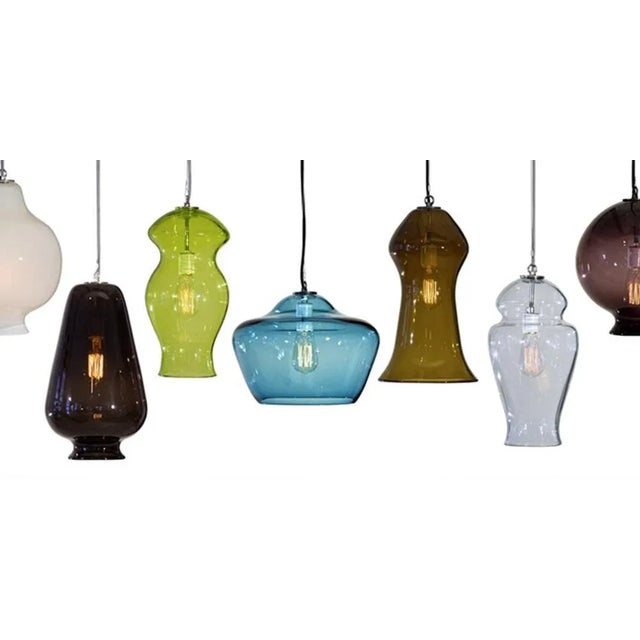Not Yet Made - Made To Order Sol Pendant Light from the Versuvius Collection in Rose Quartz For Sale - Image 5 of 6
