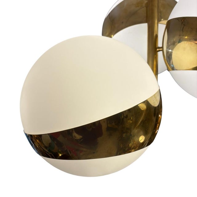 Stilnovo Vintage Nest Lamp with Globes from Stilnovo, 1970s For Sale - Image 4 of 5