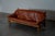 Rustic Oak and Leather 3-Seater Sofa, France, 1970s For Sale - Image 9 of 12