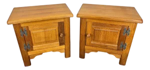 French Bedside Tables, Set of 2