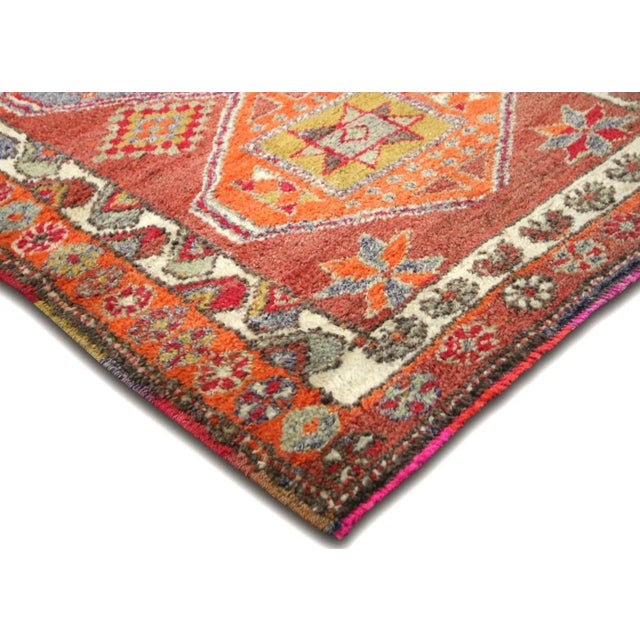 Traditional 1960s Turkish Oushak Runner For Sale - Image 3 of 7