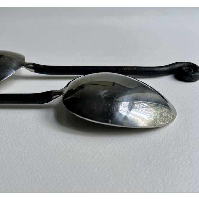 1990s Gourmet Settings Treble Clef Stainless Serving Set- a Pair For Sale - Image 13 of 17
