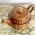 English English Mid Century Brown Pottery Tea Pot “Leaf” For Sale - Image 3 of 8
