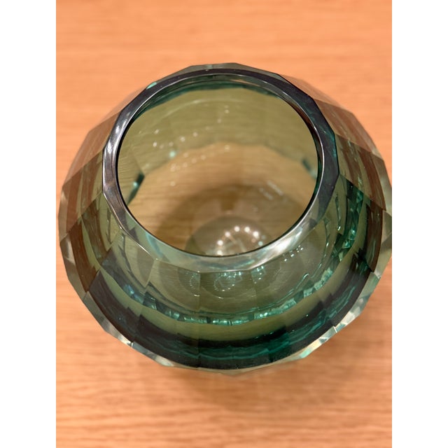 Josef Hoffmann Facet-Cut Ball Vase For Sale - Image 4 of 7