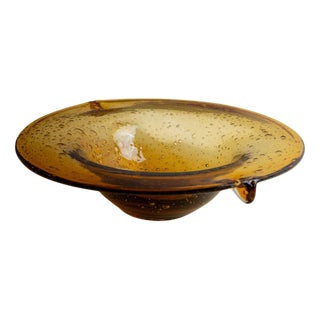 Large Vintage Murano Glass Bowl, Italy, 1970s For Sale