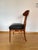 Biedermeier Shovel Chair in Walnut Veneer & Black Leather, Austria, 1820s For Sale - Image 12 of 18