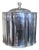 English Silver Plate Biscuit Box With Bamboo Engraving For Sale
