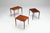 CFC Silkeborg Nesting Tables in Santos Rosewood by Johannes Andersen for CFC Silkeborg, Denmark, 1960, Set of 3 For Sale - Image 4 of 15