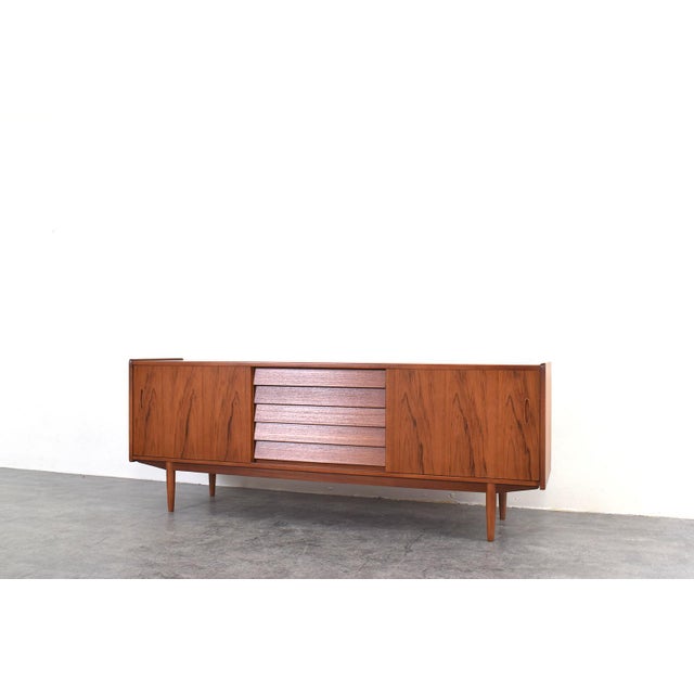 Mid-Century Teak Trio Sideboard by Nils Jonsson for Hugo Troeds, Sweden, 1960s For Sale - Image 12 of 18
