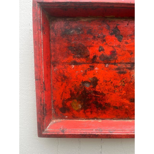 Antique Chinese Lacquer Tray With Great Patina For Sale In New York - Image 6 of 8