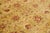 Gold Modern Handmade Wool Rug in Gold With Floral Design For Sale - Image 8 of 9