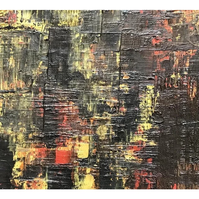 Ninon Bourquin, Composition abstraite, 1920, Oil on Canvas For Sale - Image 3 of 7