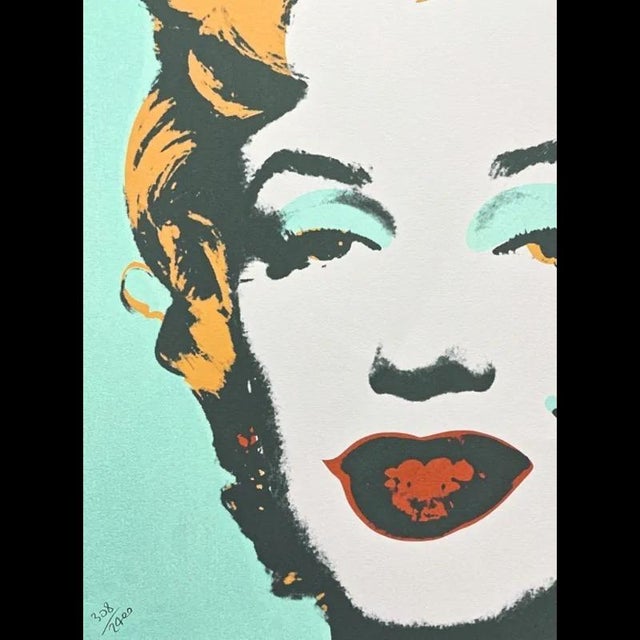 After Andy Warhol, Marilyn Monroe Light Green, 1980s, Print For Sale - Image 3 of 6