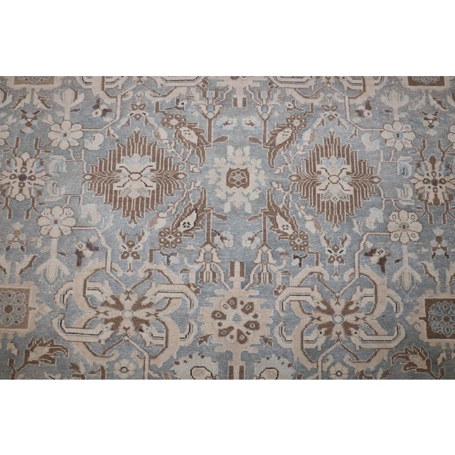 Early 20th Century Persian Malayer Sea Foam Color Rug rug no.j4366 For Sale - Image 5 of 14
