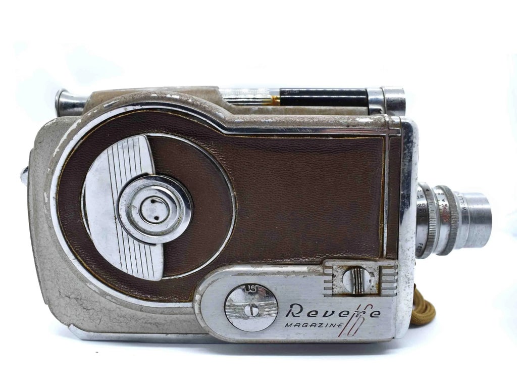 Mid 20th Century Revere Magazine Model 16 Roll Film Movie Camera