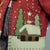 Christmas Large 1990s Handcrafted Folk Art Santa With Appliqué Felt Jacket, 27" For Sale In Raleigh - Image 6 of 11
