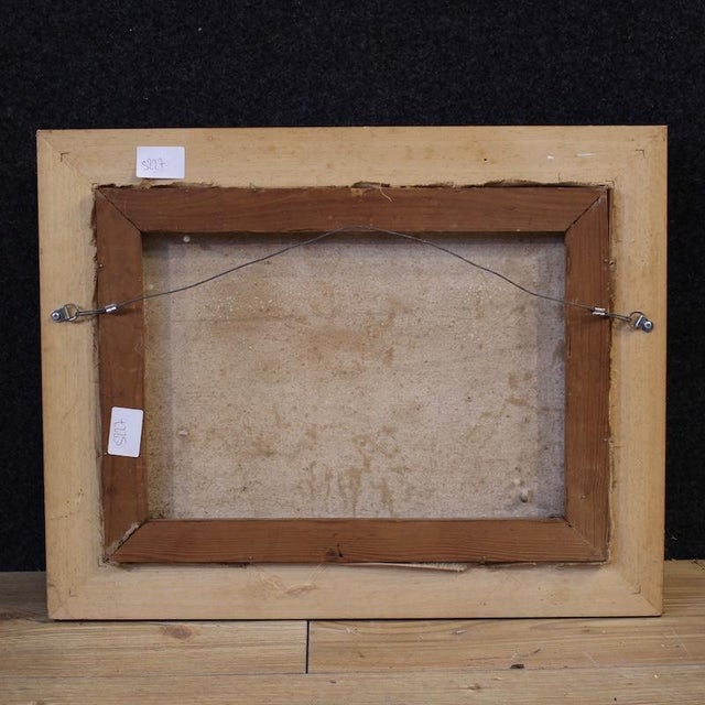 Flemish Artist, Bucolic Landscape Painting, 1950, Oil on Canvas For Sale - Image 7 of 13