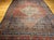 19th Century Oversized Persian Bidjar Rug, Hand-Knotted Wool, Geometric Herati Pattern, Red & Blue, 13x18 For Sale - Image 4 of 18