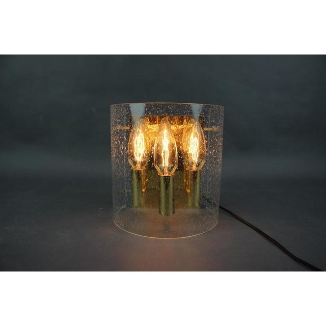 Brass and Bubble Glass Wall Lamp, Germany, 1970s For Sale - Image 15 of 16