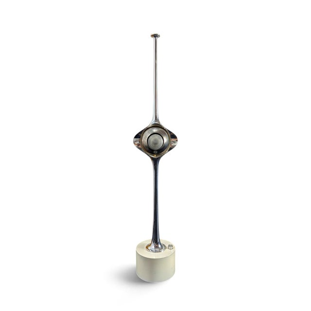 Cobra Table Lamp in Chromed Steel from Arredoluce Monza, 1960s For Sale - Image 13 of 13