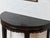 Paint Antique Chinese Black Lacquer Demi-Lune Console Table For Sale - Image 7 of 9