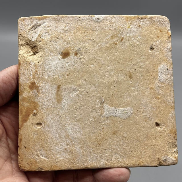 Vintage Persian Swimming Fish Tiles 4" X 4" - Set of 3 For Sale - Image 10 of 10