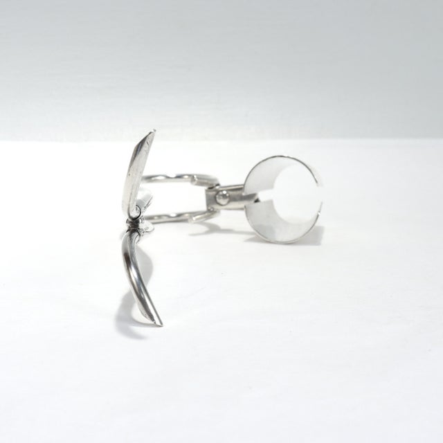 Mid-Century Modern Cartier Sterling Silver Wine Bottle Holder For Sale - Image 11 of 12