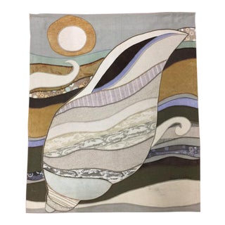 1980 Helen Webber Original Shell Tapestry For Sale