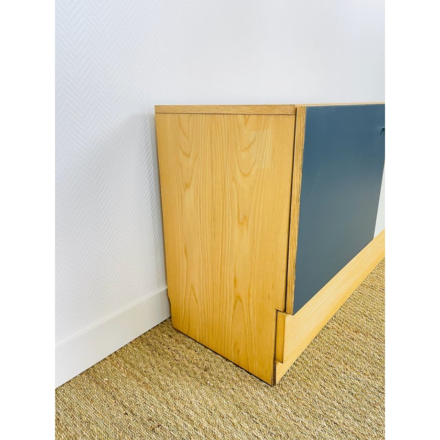 Vintage Sideboard in Ash Wood, 1960s For Sale - Image 9 of 11