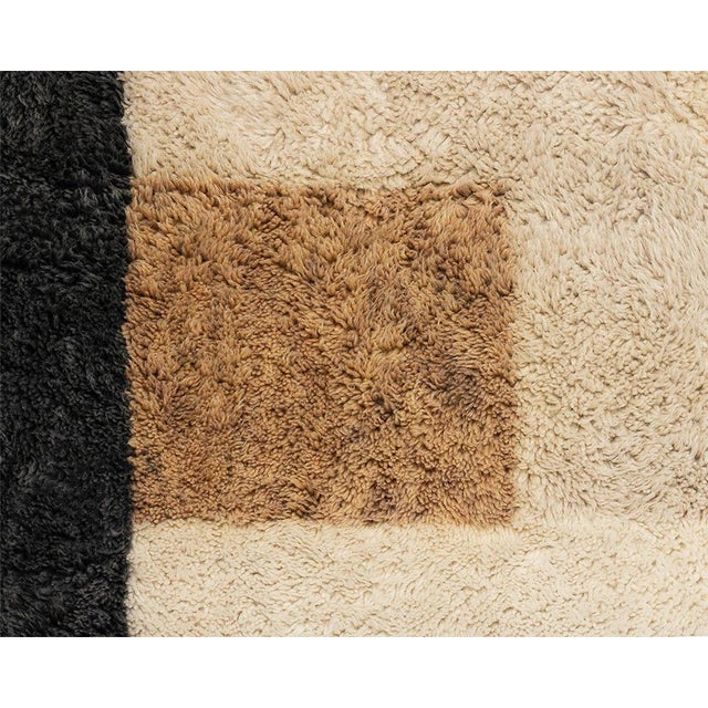 2020s Oversized Modernist Geometric Hand-Knotted Wool Rug | 15'3" X 11'7" | One of a Kind For Sale - Image 5 of 8
