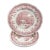 Spode Winters Eve Red Dinner Plate - Set of 4 For Sale