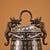 Art Deco Bronze Bell With Gold & Silver Inlay – Double Dragon Archaistic Zhong For Sale - Image 3 of 9