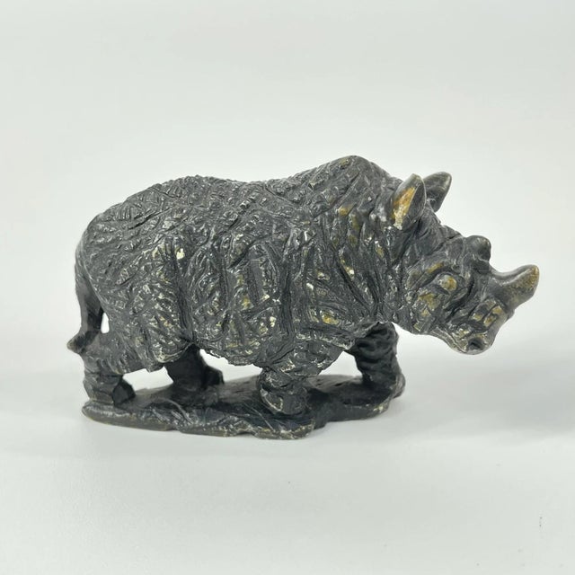 African Early 20th Century 3 Shona Stone Animal Sculptures MATTER COLLECTION For Sale - Image 3 of 12