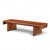 Frank Lloyd Wright Frank Lloyd Wright Taliesin Mid Century Carved Mahogany Bench Coffee Table For Sale - Image 4 of 9