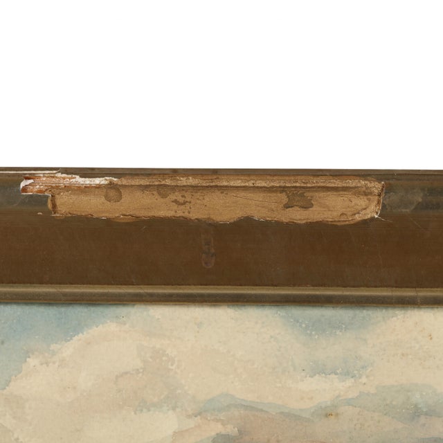 Mid 20th Century Sveinn Thorarinsson (Icelandic, 1899-1977), Watercolor on Paper, "View of Sellandafjall" For Sale - Image 5 of 5